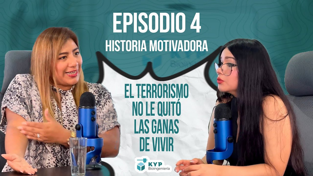 Thumbnail para Episodio 4: HISTORIA MOTIVADORA, EL TERRORISMO NO LE QUITÓ LAS GANAS DE VIVIR | KYP BIOINGENIERÍA